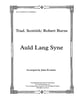Auld Lang Syne Three-Part Mixed choral sheet music cover